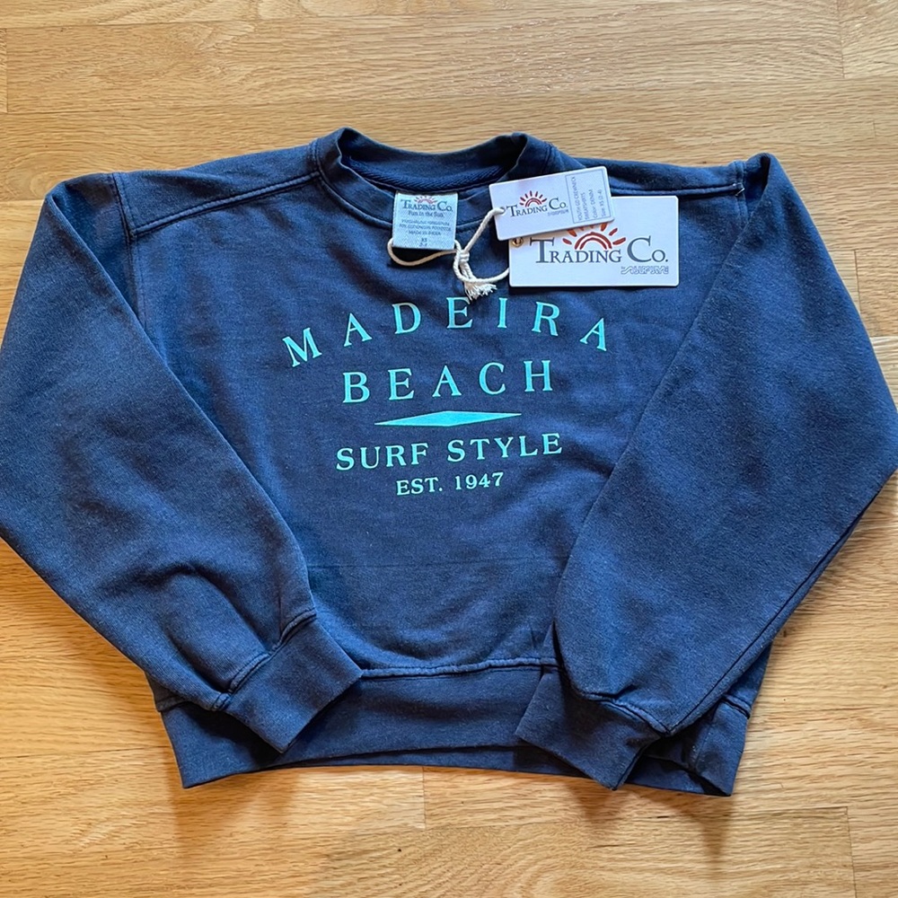 Trading Co. Fun In The Sun “ Madeira Beach” Sweatshirt Size XS 2-4